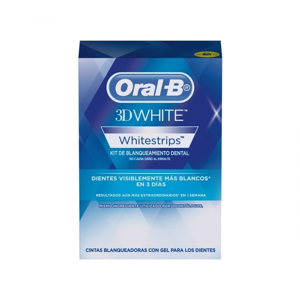 Oral B Tiras Blanqueadoras 3D White (14 Sobres) alt