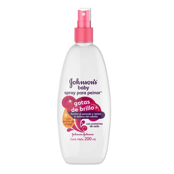 Johnsons Baby Spray Gotas de Brillo 200 ml alt