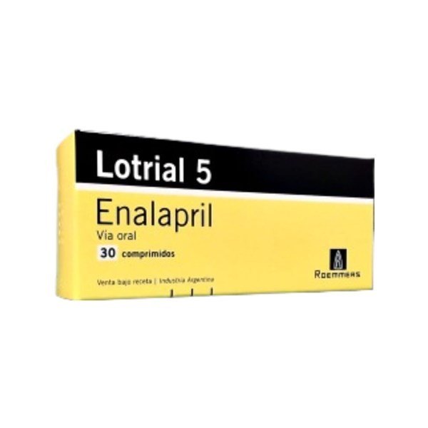 Roemmers Lotrial 5 Mg Enalapril x 30 Comp #1