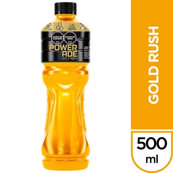 Bebida Powerade Gold Rush 500 cc #1