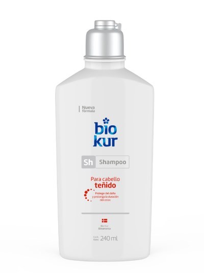 Biokur Shampoo paea cabello tenido 240ml #1