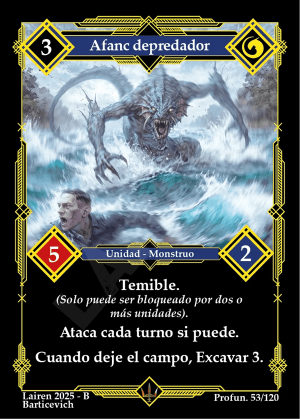 053 Afanc Depredador - Coste 3