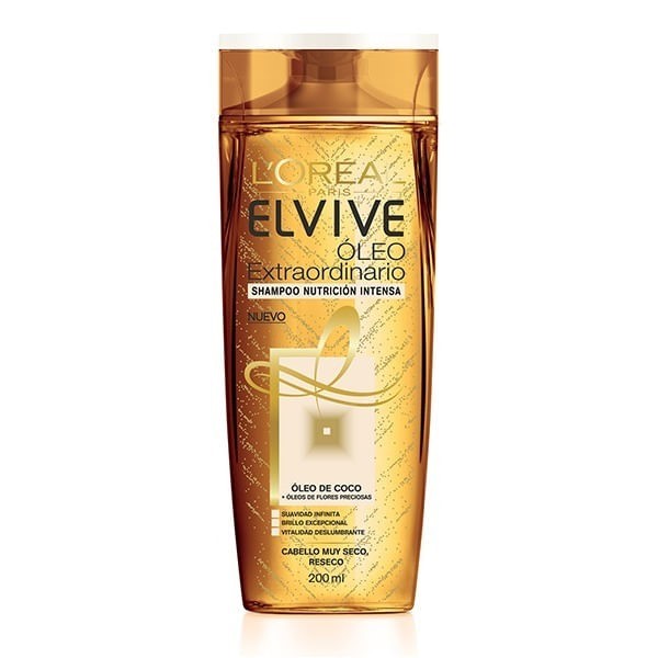 Elvive Shampoo Oleo Extraordinario Nutrición Profunda 200 Ml