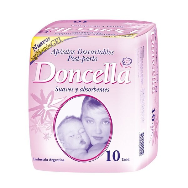 Apósitos Post Parto Doncella 10 U. #1