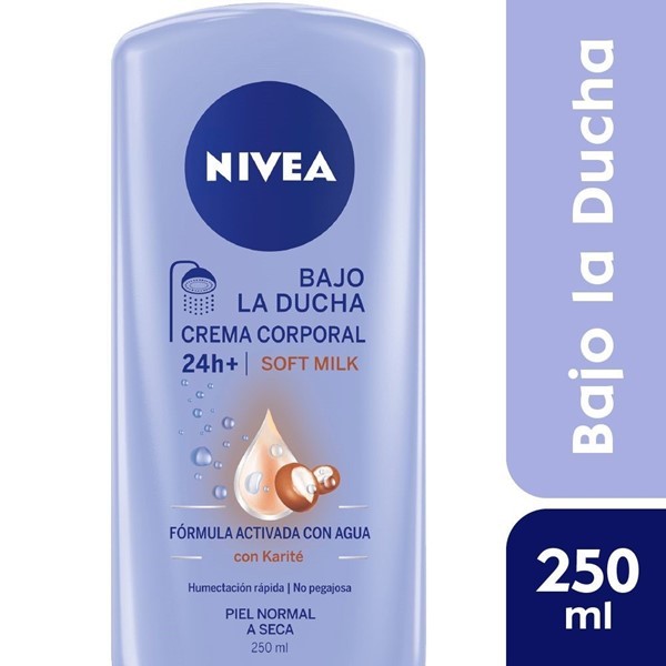 Nivea Body Locion Bajo La Ducha Soft Milk 250 Ml #1