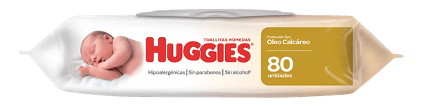 Huggies Toallas húmedas Protección tipo Oleo Calcareo - 80 Unidades alt