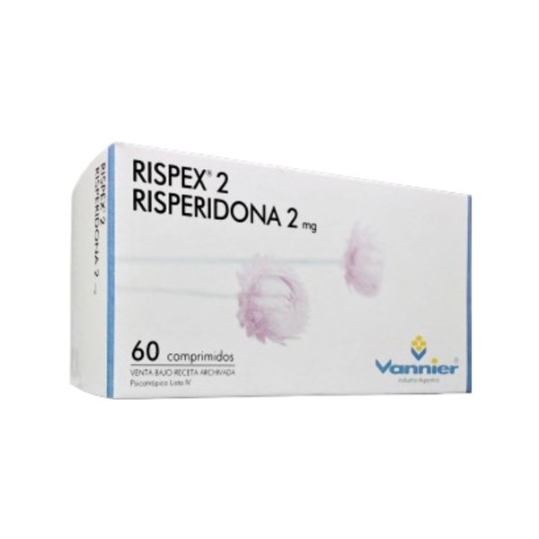 Vannier Rispex Risperidona 2 Mg x 60 Comp #1
