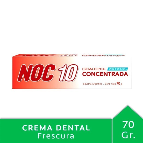 Crema Dental Noc 10 Concentrada 70 Gr