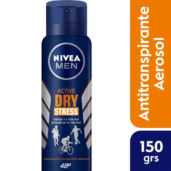 NIVEA Deo Antitranspirante Aerosol Men Stress Protect | 150 ml alt