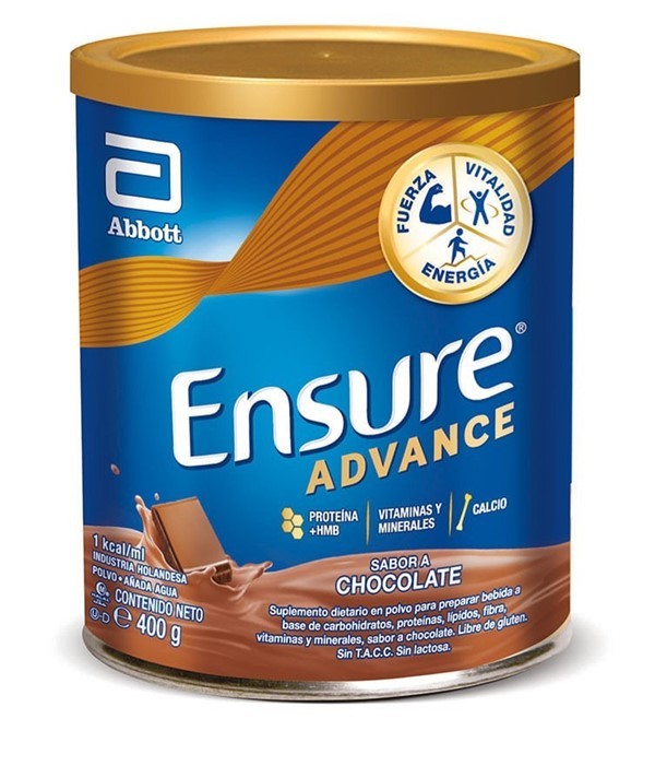 Ensure Suplemento Nutricional Advance Chocolate Lata 400 gr alt