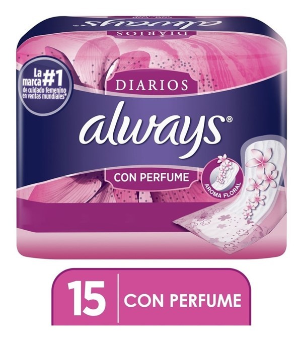 Always Con Perfume Protectores Diarios x 15 U Unico #1