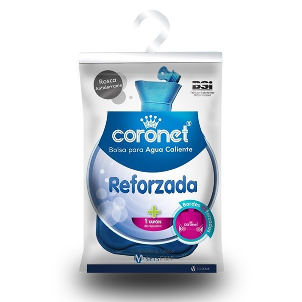 Coronet Bolsa de Agua Caliente Reforzada 1 Unidad