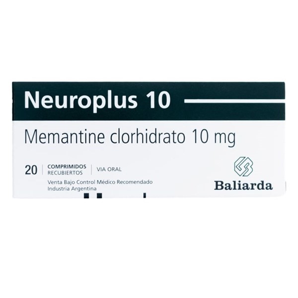 Neuroplus 10 Mg | 20 Comprimidos | Memantina #1
