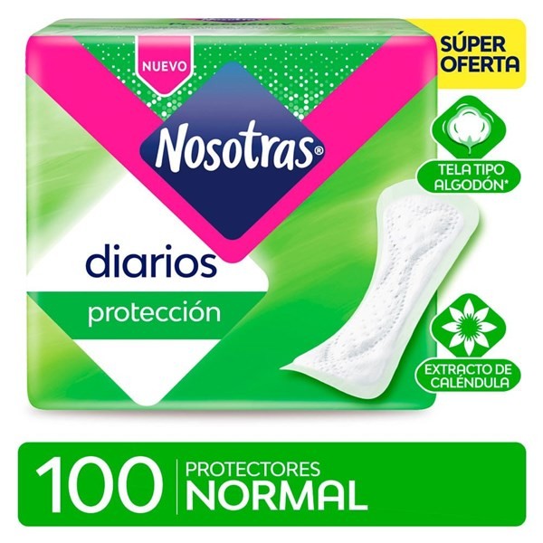 Protectores Diarios Nosotras Normal 100un #1