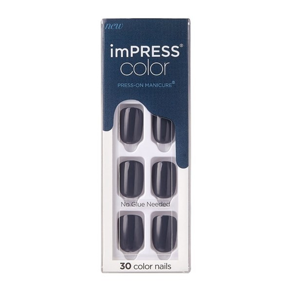 Uñas Postizas Press On Impress Color Graytitude