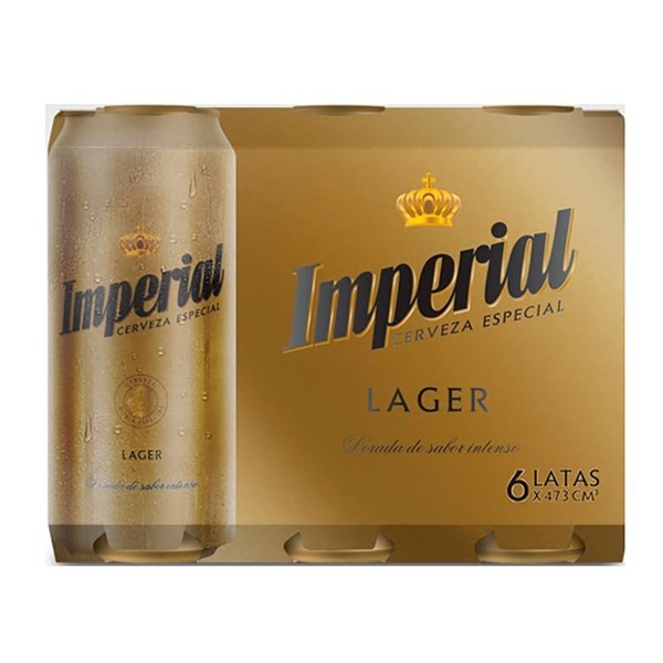 Cerveza Imperial Lager 473 cc Sixpack #1