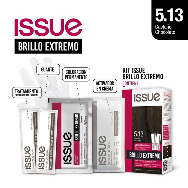 Issue Kit Coloracion Brillo Extremo N°5.13 alt