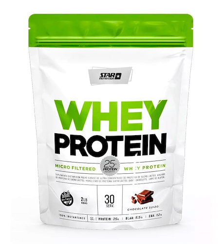 Star Nutrition Whey Protein Chocolate Doypack 908G #1