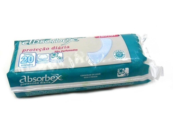 Protectores diario Absorbex | Sin perfume | 20 unidades #1