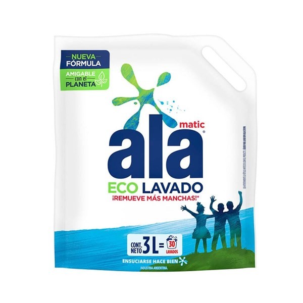 Jabon Ropa Ala Ecolavado Doypack 3 lt