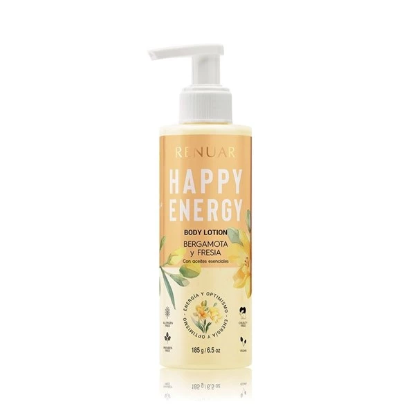 Renuar Body Lotion Happy Energy Bergamota Y Fresia 185 ml