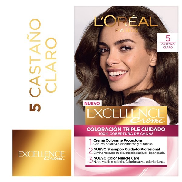 Excellence Kit de Coloracion Castaños 5 Castaño Claro #1