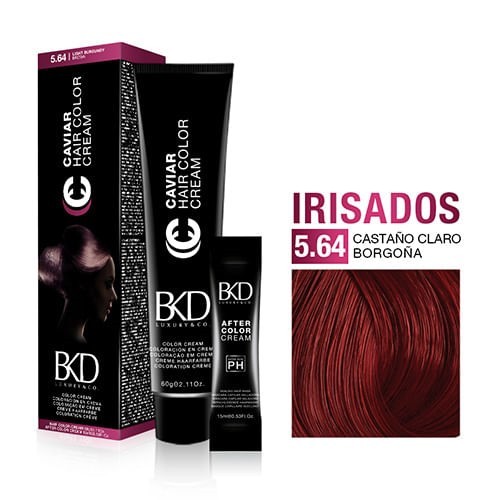 Bkd Caviar Color Cream Castaño Claro Borgoña 5.64 #1