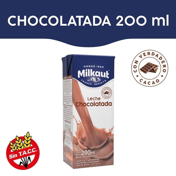 Leche Chocolatada Milkaut 200 Ml #1