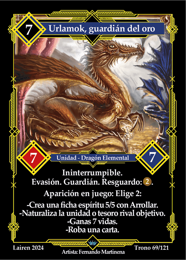 069 Urlamok, Guardian Del Oro - Coste 7