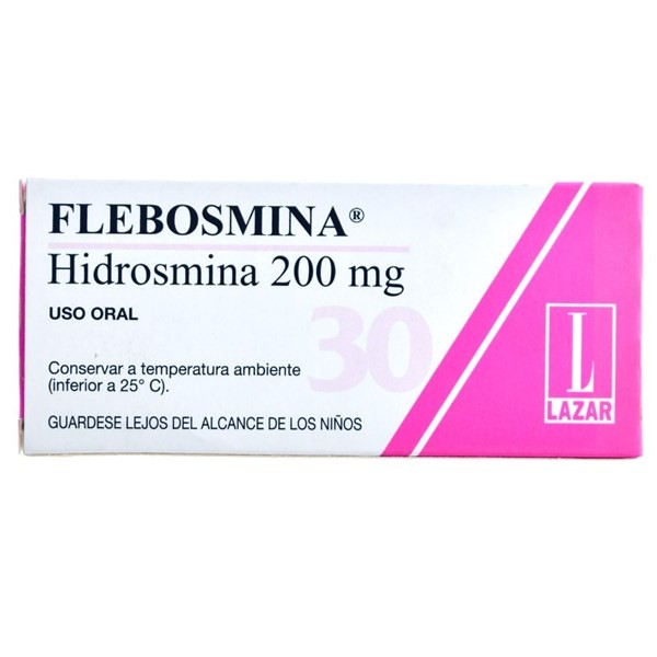 Flebosmina 200 mg | 30 Capsulas | Hidrosmina #1