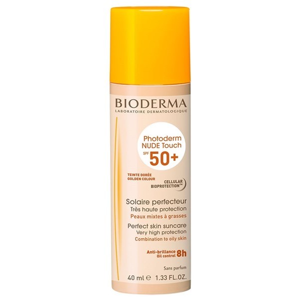 Bioderma Photoderm Nude Touch Spf 50+ Toque Ultra Seco Tinta Dorada 40 ml