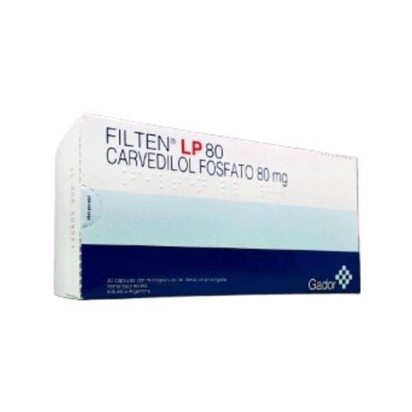 Gador Filten Lp Carvedilol 80 Mg x 30 Cáps #1