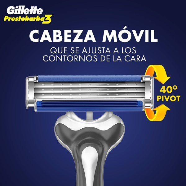 Máquinas de Afeitar Gillette Prestobarba3 Desechables x 2 un alt