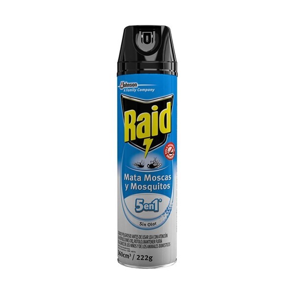 Raid Aerosol Mata Moscas / Mosquitos Sin Olor 360 ml #1