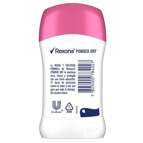 Desodorante Antitranspirante Rexona Powder Dry en Barra x 50 g alt