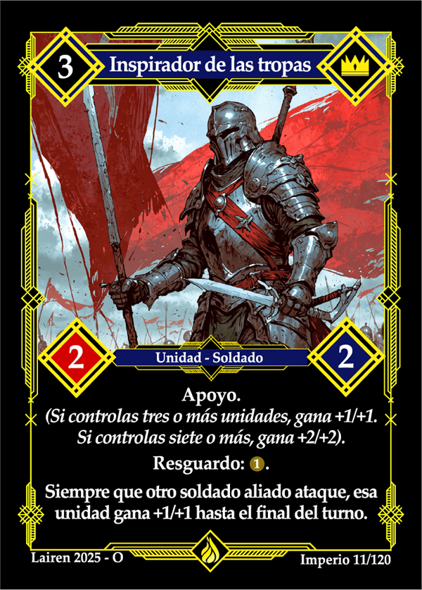 011 Inspirador De Las Tropas Precon Djinn/Soldado - Coste 3