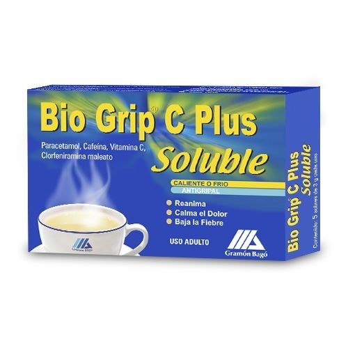 Bio Grip Plus C Soluble | 5 Sobres