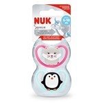 Set Nuk Chupete Space T2 Gato Y Pingüino x 2 un #1