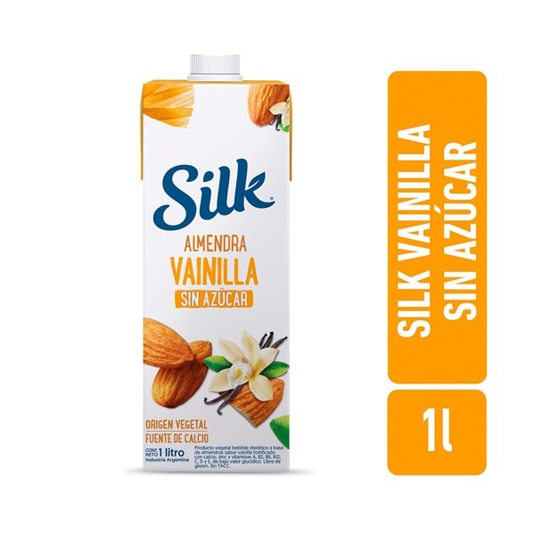 Leche De Almendras Silk De Vainilla Tetra 1 Lt. #1