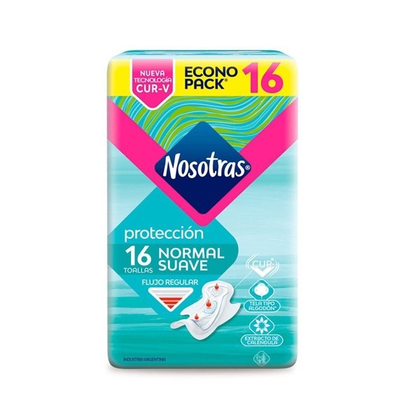 Toalla Femenina Nosotras Normal Con Caléndula x 16 un #1