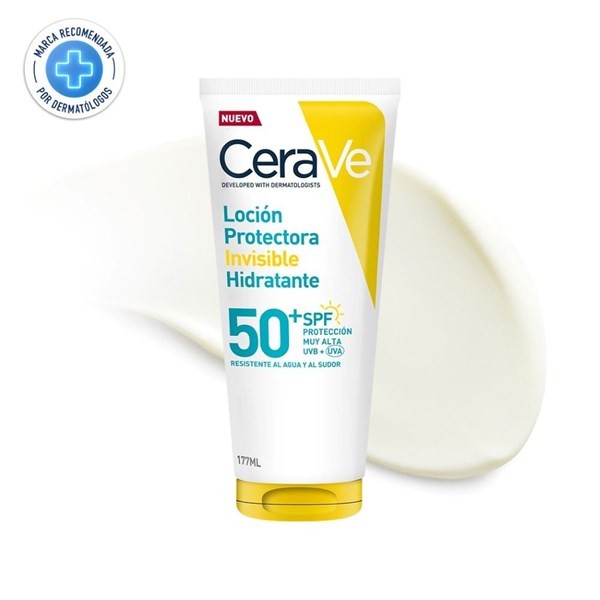 Cerave Protector Solar Locion Hidratante Invisible Fps 50 177 ml #1