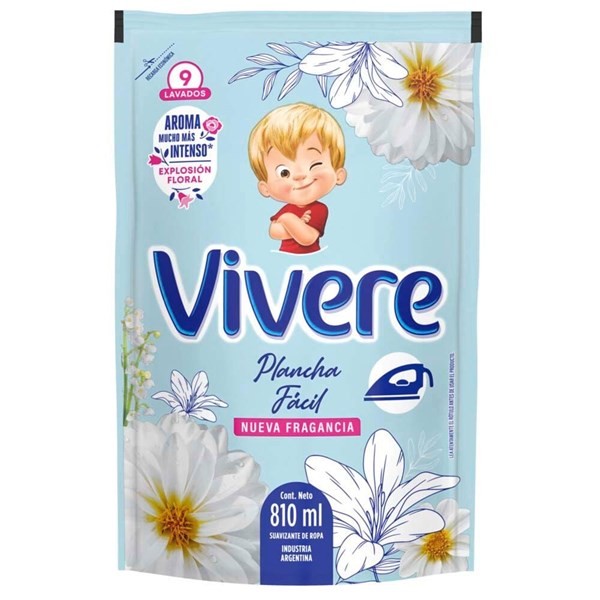 Suavizante Vivere Plancha Facil Dp 810 ml alt
