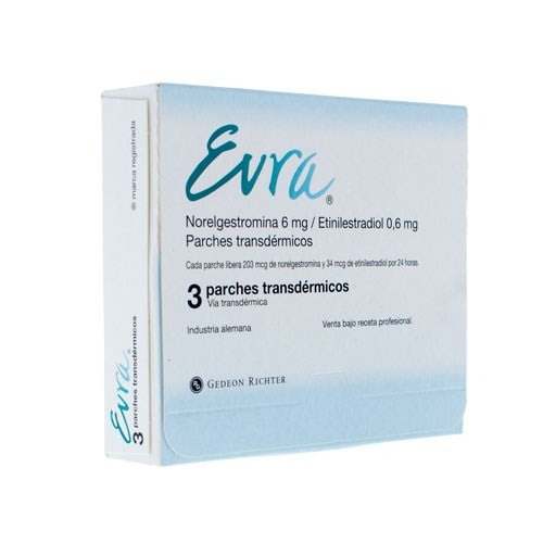 Evra | 3 Parches Transdermicos | Etinilestradiol + norelgestromin #1