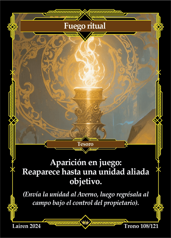 108 Fuego Ritual 1ra Edicion #1