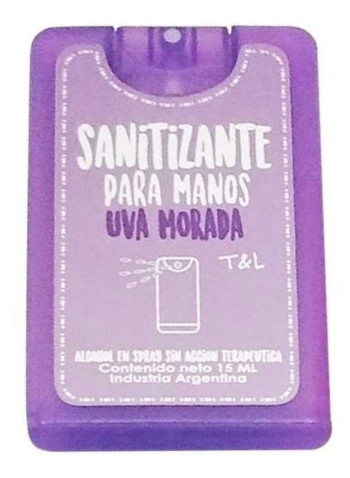 Thelma & Louise Thelma Y Louise Alcohol Spray Sanitizante Uva Morada 15 ml #1