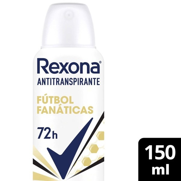 Desodorante Femenino Rexona Futbol Fanaticas 72h 150 Ml #1