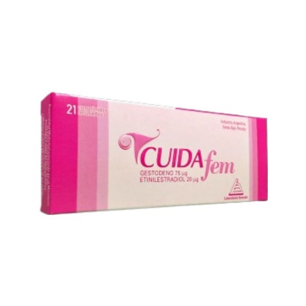Laboratorio Bernabó Cuidafem Etinilestradiol + Gestodeno x 21 Comp Recubiertos #1