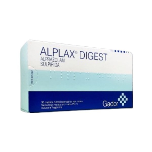 Gador Alplax Digest Caplets Alprazolam + Sulpirida x 30 #1
