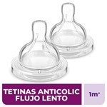 Avent Tetina Anticolic Fluido Lento 1m+ SCF632/27 x 2u #1