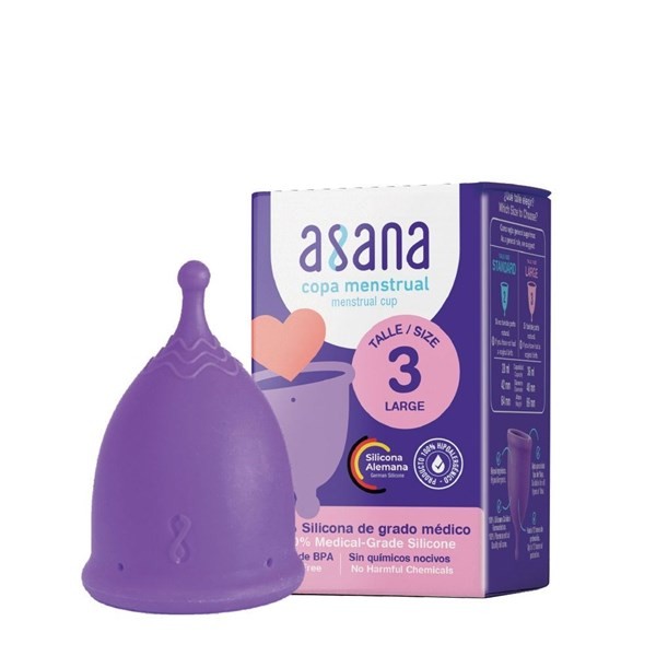 Asana Copa Menstrual Talle 3 con Estuche #1